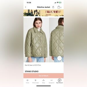 STAND STUDIO Nikolina Quilted Jacket